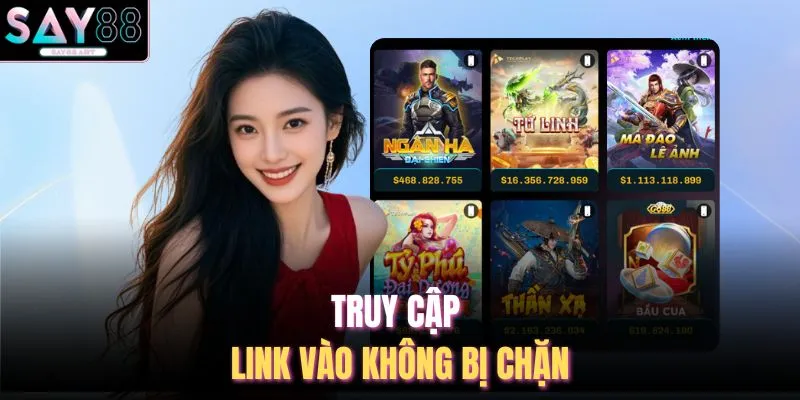 Truy cập link vào không bị chặn